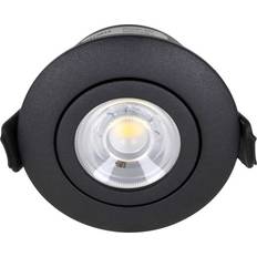 Nordtronic Low Profile Flexible G2 Ø75 2700K Drivljus Rund Mattsvart Spotlight