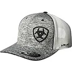 Ariat Unisex Clothing Ariat Men's Offset Shield Baseball Cap Gray