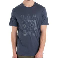 Icebreaker Herre Tech Lite II S/S Tee Camp Essen Grå GRAPHITE X-large