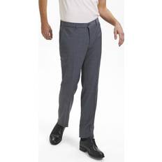 SUNWILL Weft Stretch Modern fit ull byxa, Mellangrå