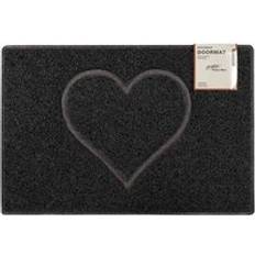 Carpets & Rugs Oseasons Heart Medium Embossed Black