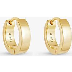 Missoma Gold Earrings Missoma Chubby 18ct Yellow Gold-plated Vermeil Sterling-silver Huggie Earrings