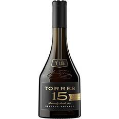 Torres 15 Reserva Privada Brandy 70 cl Award Winning Premium Brandy Aged In American Oak Barrels 40% ABV