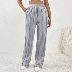 Shein Bekleidung Shein Women's Drawstring Waist Pocket Joggers