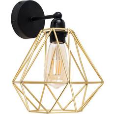 Lighting ValueLights Cambourne Industrial Cage Wall light