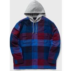 Levi's Vêtements d'extérieur Levi's Checked Dual Fabric Jacket In Cotton With Hood