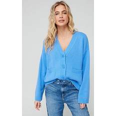 Tommy Hilfiger Cardigans Tommy Hilfiger Oversized V-Neck Cardigan ICONIC BLUE XS-S