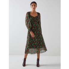 Silk Dresses LK Bennett LK Bennett Womens Mertyl Dresses,Multi Black