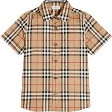 Long Sleeves Shirts Children's Clothing Burberry Kids Check cotton-blend shirt multicoloured Y