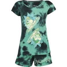 Rick and Morty Pyjamas Glitch till Damer multifarvet