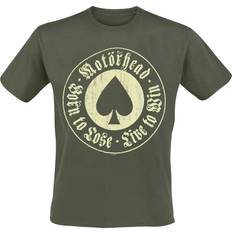 Motörhead Herr T-shirts Motörhead T-shirt Born To Lose för Herr khaki