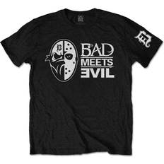 Eminem L, Black Bad Meets Evil T Shirt Eminem Royce da 5'9" new Official Mens Black
