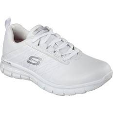 Skechers Skor Skechers Damen Slip On White Leather, 35.5