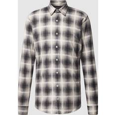 Joop! Cotton Check Shirt, Silver