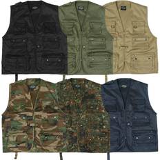 Unisexe Gilets Mil-Tec Hunting/Fishing Gilet - Noir