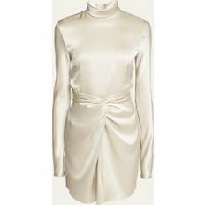 Nanushka Mini Klänning Charon - Beige