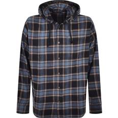 Diesel Men Shirts Diesel Dewny Hood Long Sleeved Shirt Black