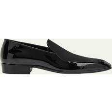 Saint Laurent Men Low Shoes Saint Laurent Men's Gabriel Leather and Loafers Black 11D US