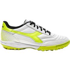 Diadora Men Soccer Shoes Diadora Men's Calcetto GR Soccer Shoes White/Yellow