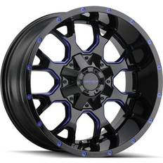 Mayhem Mayhem Warrior Wheel, 18x9 with 5 on 139.7/150 Bolt Pattern W/Prism