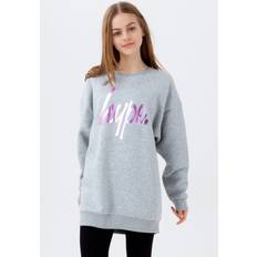 Hype Princess Script Sweat Dress Grey 3-4 Years