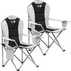 Get Fit Premium Folding Camping Chair 2 Pack