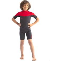 JoBe Swim & Water Sports JoBe Boys 2023 Boston 2mm Back Zip Shorty Wetsuit Red