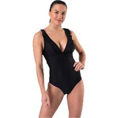 I Baddräkter Halia Frill Swimsuit Black