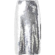 Samsøe Samsøe Kjolar Samsøe Samsøe & Angy Skirt Kjol SILVER