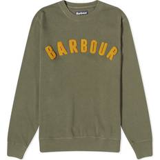 Barbour Maglioni Barbour Sweat Col Rond En Coton Mélangé - Kaki