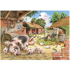 The House of Puzzles Big 500 Piece Jigsaw Poppy's Piglets Roseisle Collection