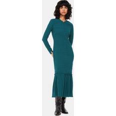 Green - Midi Dress Dresses Whistles Mila Textured Midi Dress