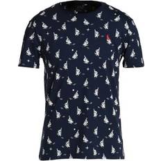 Polo T-shirts Polo Ralph Lauren Printed Cotton Fitted T-shirt In Jersey With Short Sleeves