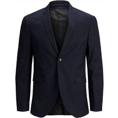 Blazers Jack & Jones Plus Franco Slim Notch Lapel Blazer Navy Si