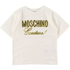 Moschino T-shirt Vit m. Guld år 110 T-shirt
