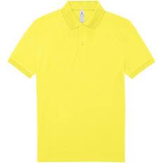 Yellow Polo Shirts B&C Collection Polo Shirt Lime