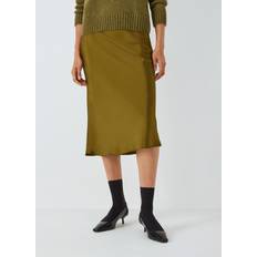 Bronze - Woman Clothing Soeur Fever Plain Twill Slip Midi Skirt