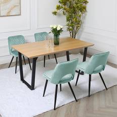 Turquoise Dining Sets Provence Veneer Dining Set