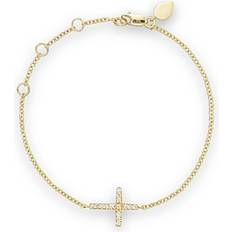 Meira T 14K Yellow Gold Cross Bracelet