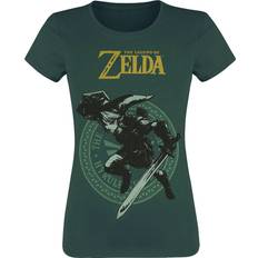 The Legend Of Zelda Link Pose T-Shirt - Dark Green