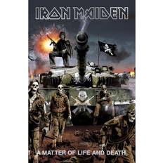 Iron Maiden A Of Life And Death Textile Poster