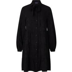 Lexington Kjoler Lexington Rosalie Jacquard Dress - Black
