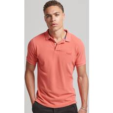 Superdry Dame Polotrøjer Superdry Herre Polo I 100% Bomuld - Lyserød
