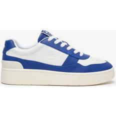 Lacoste Men Shoes Lacoste Herren-Sneakers Aceclip Premium aus Kontrast-Leder BLU/WHT Blau