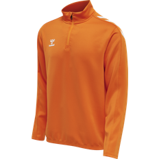 Arancione - Sì Maglioni Hummel Giacca della tuta con semi-zip - Orange