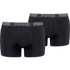 Puma Boxer Sous-vêtements pour hommes Puma Mens Basic Boxer Shorts Pack of 2 Multicolour/Blue/Grey