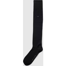 Tommy Hilfiger Hvid Strømper Tommy Hilfiger Knee High Sock - Black
