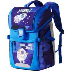 Sunveno Kids Backpack for Elementary Boys Girls School Bag Blue