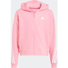 Adidas Hoodies Adidas Mädchen Fi 3s Fz Sweatshirt, Rosgoz/Weiß años