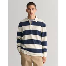 Clothing Gant Men Block Striped Heavy Rugger Blue